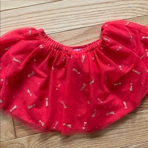 Tutu skirt red 3T